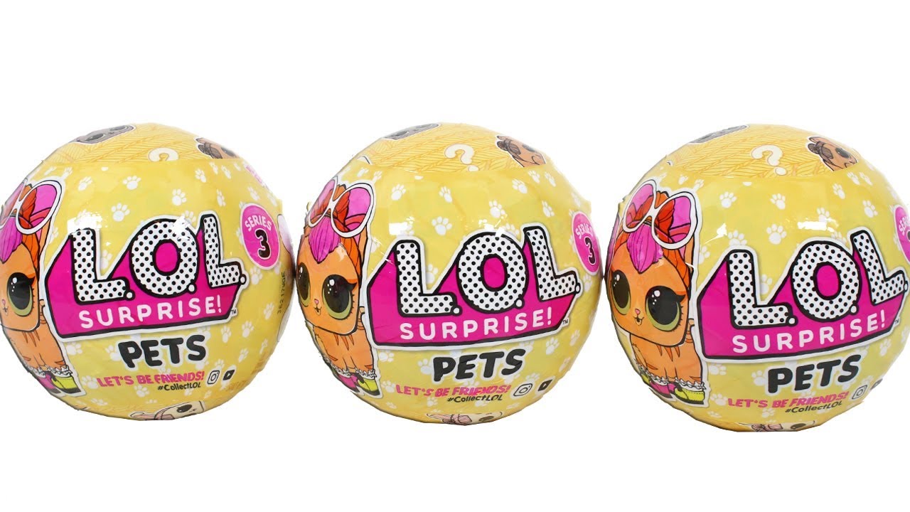 Распаковка и обзор игрушки LOL Surprise Dolls Series 3 Pets в закрытой коробке (7 слоев сюрприза).