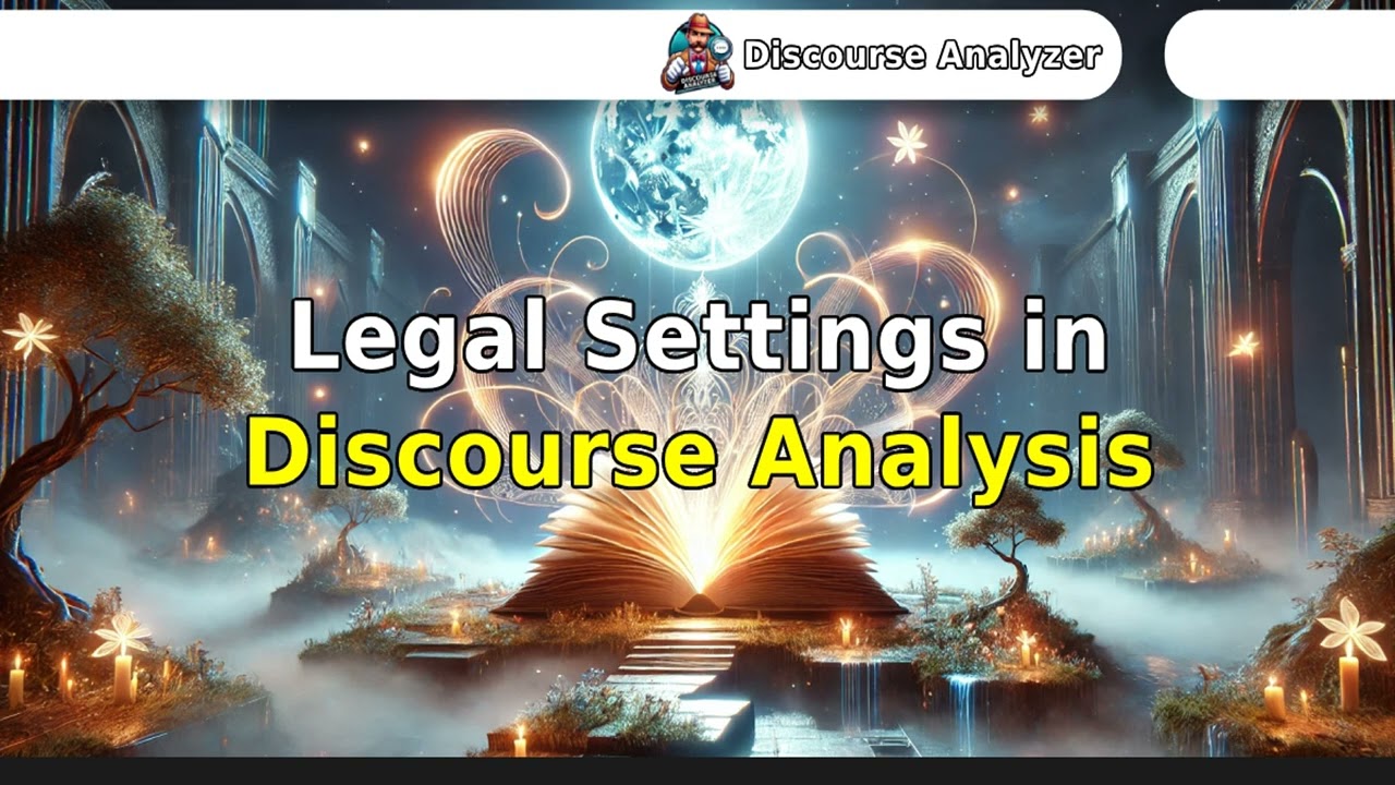 Legal Settings in Discourse Analysis.