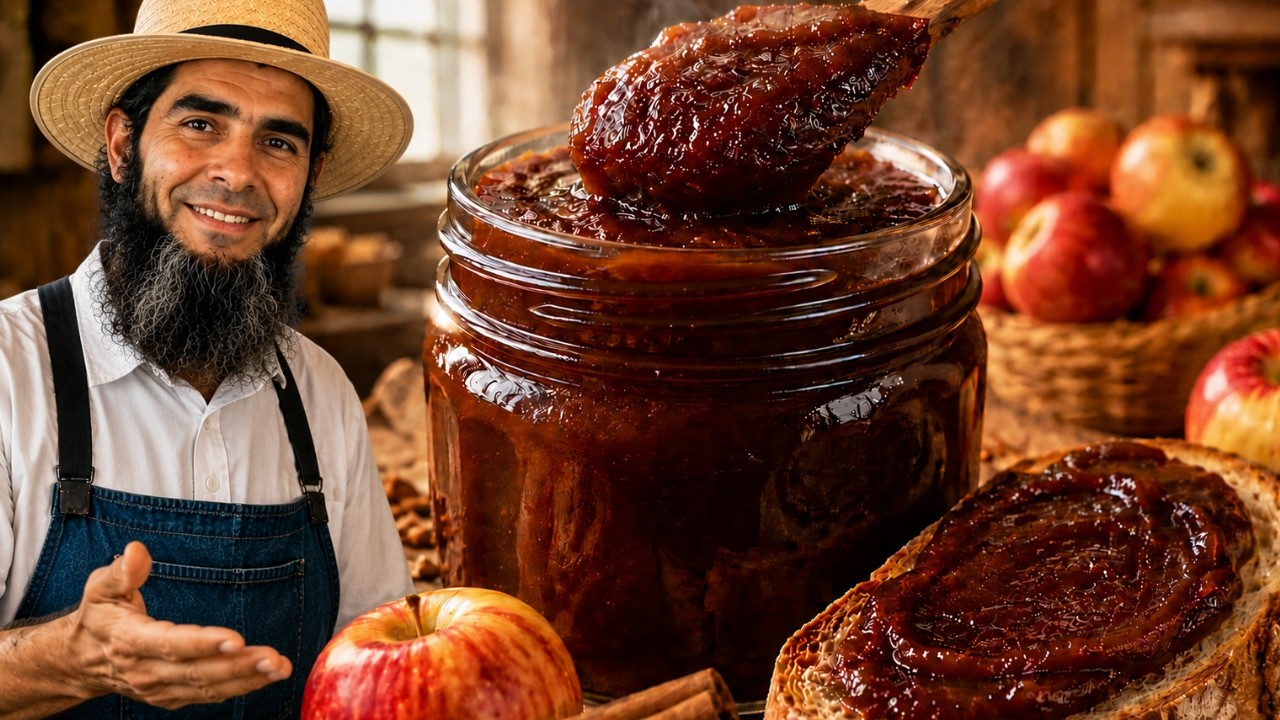 The BEST Apple Butter You Will Ever Make... The Old Amish Way