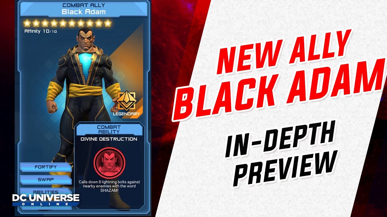 DCUO: New Ally Black Adam!