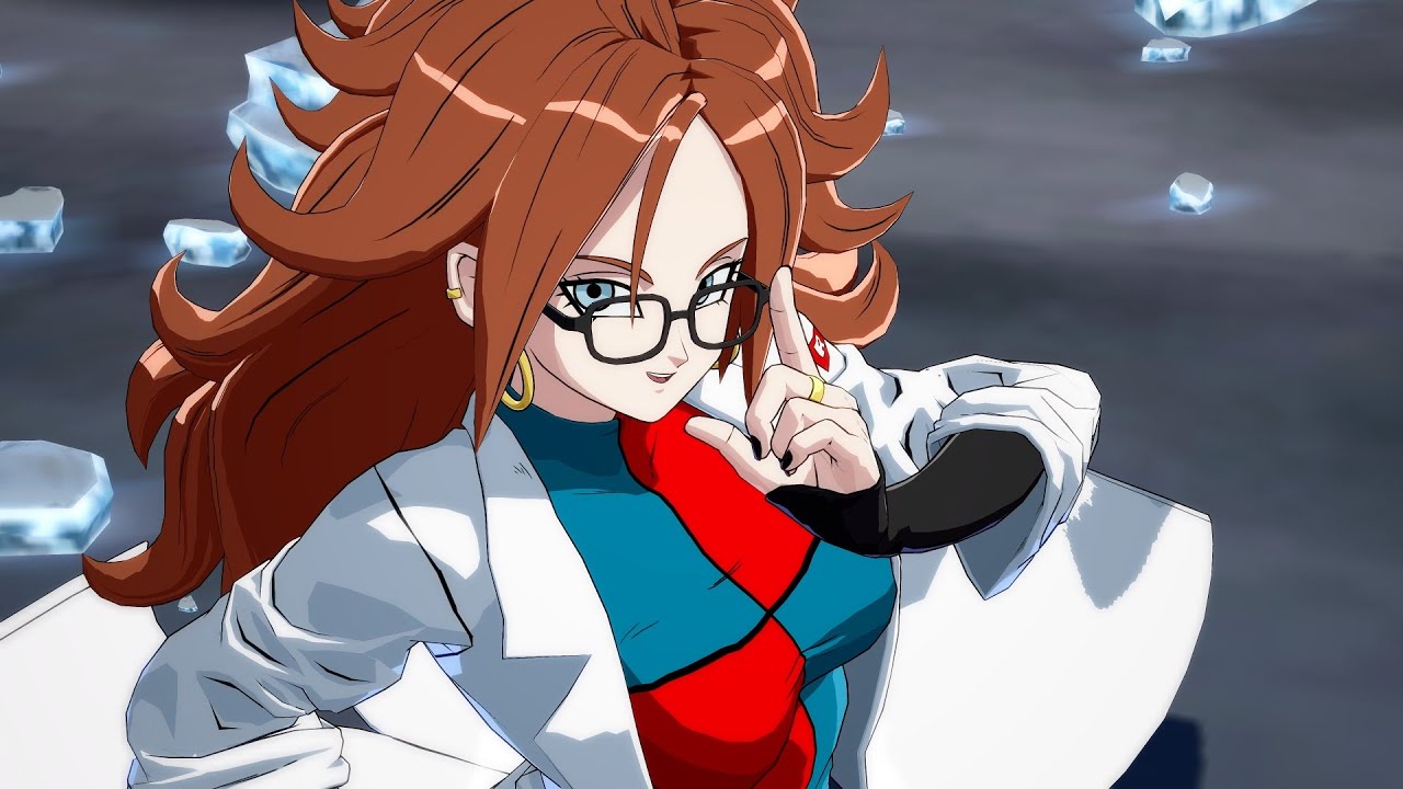 Dragon Ball Fighterz — Android 21 (лабораторный халат), аркадный режим (космический корабль с экс...