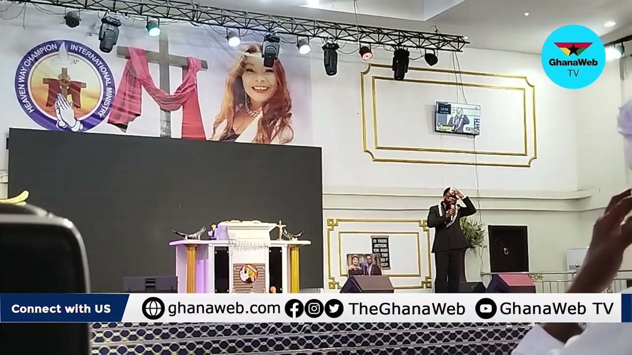 Watch as Angel Asiamah prays for President Mahama, Lordina, and Veep over Agradaa’s release