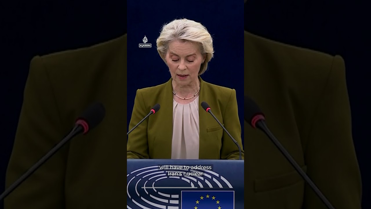 European Commission president calls for diplomacy to end Iran war