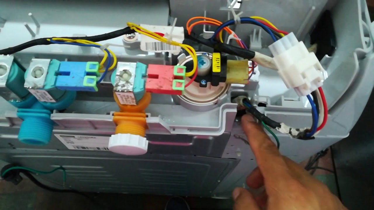 como hacer funcionar componentes de una lavadora sin tarjeta