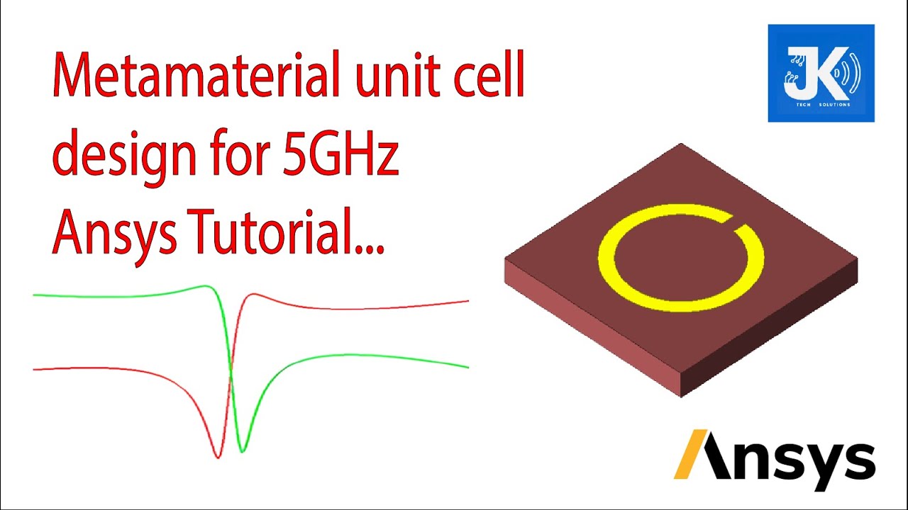 Design of 5GHz Metamaterial in ANSYS Tutorial | Metamaterials | JK_Tech_Solutions