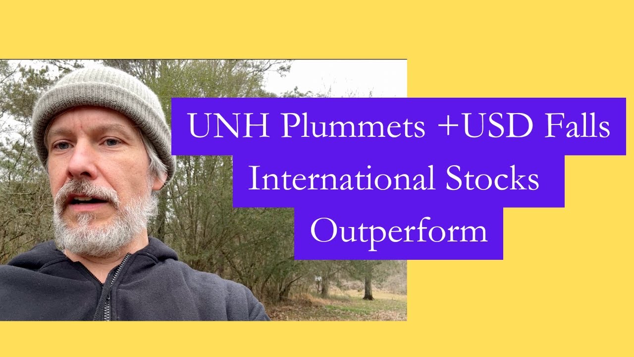 UNH Plummets 20%| USD falls & International Outperforms