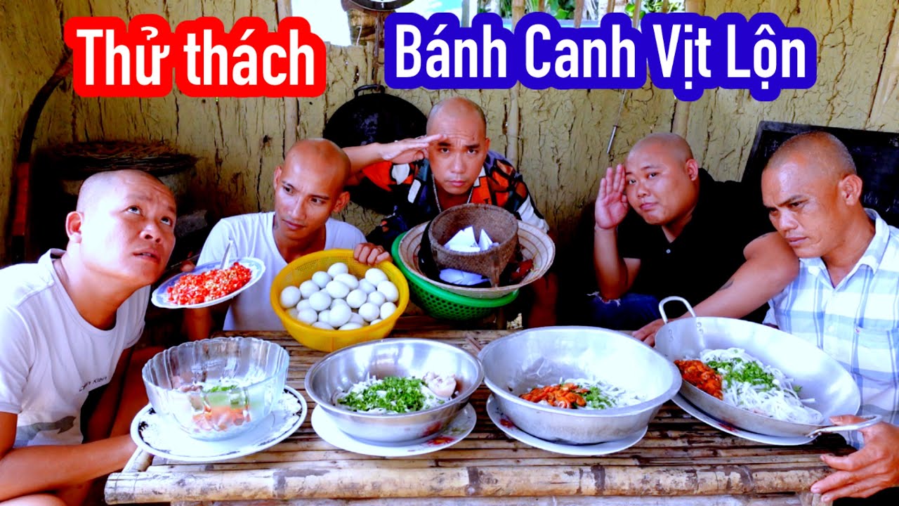 Hải Nổ Sáng Tạo Món Bánh Canh Trứng Vịt Lộn - Tháo Mồ Hôi Để Vượt Qua Thử Thách | Son Duoc Vlogs