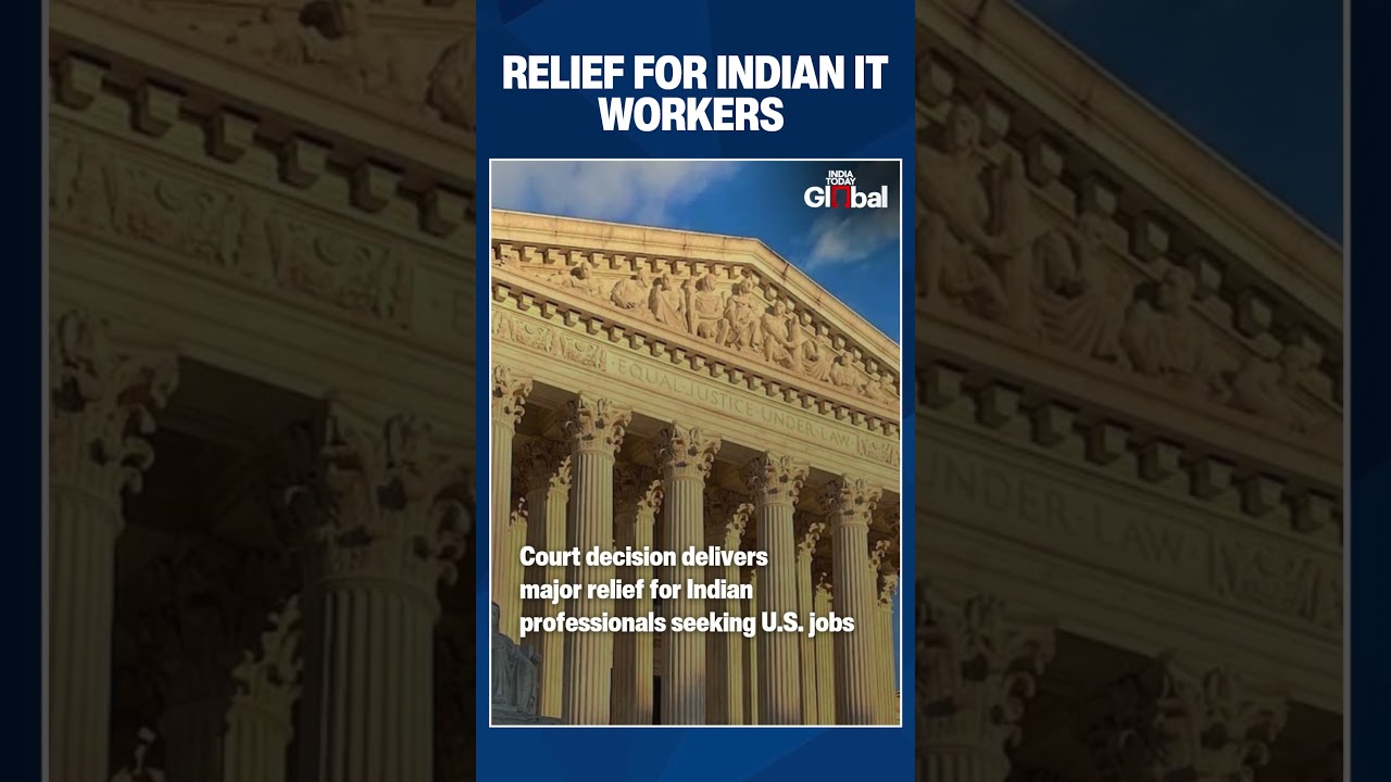 U.S. Judge Blocks Trump&rsquo;s $100,000 H-1B Visa Fee in Major Relief for Indian Professionals |#shorts
