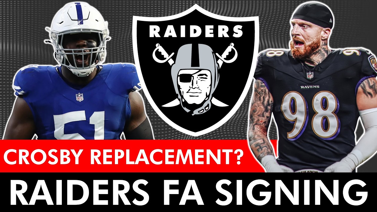 🚨RAIDERS SIGNING ALERT 🚨 Raiders Signing Maxx Crosby Replacement In Colts Edge Kwity Paye