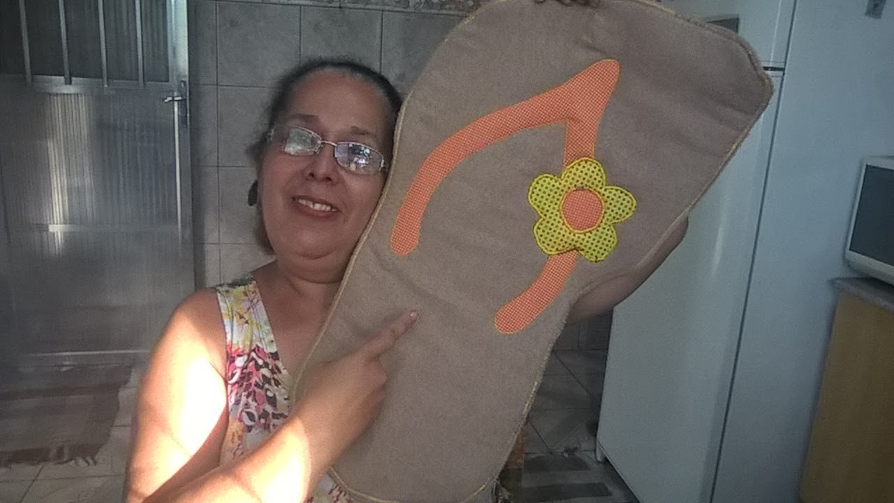 Tapete de Banheiro Chinelo da Mamãe