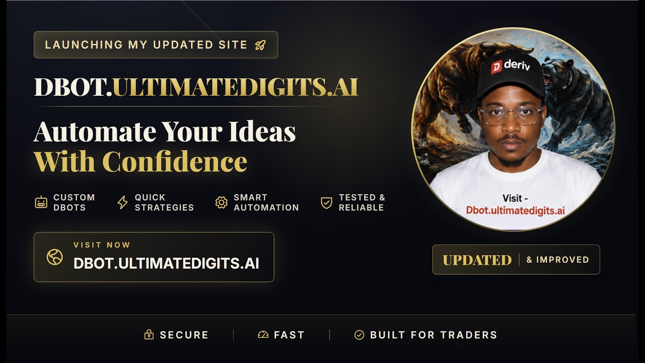 DERIV BOT Just Got BETTER! | New Ultimate Digits Trading Tools & Automation