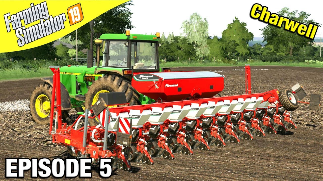 KVERNELAND PLANTER Farming Simulator 19 - Charwell with Daggerwin Ep 5