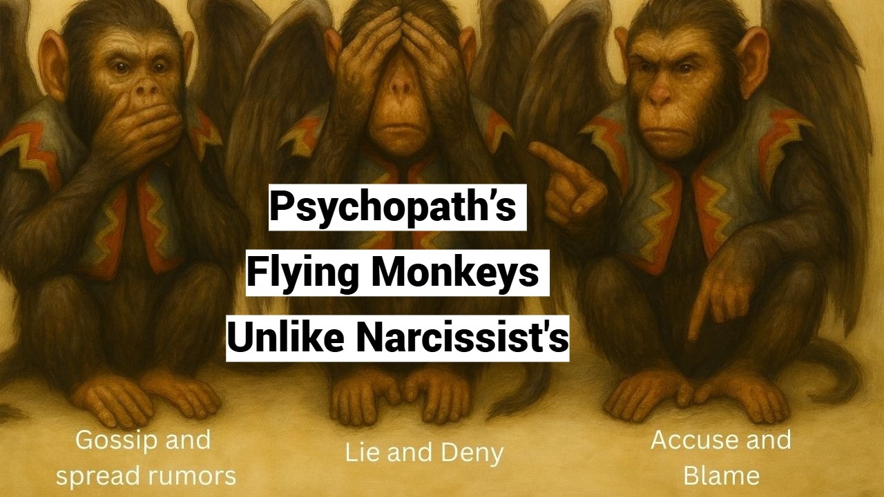 Psychopath’s Flying Monkeys Unlike Narcissist's
