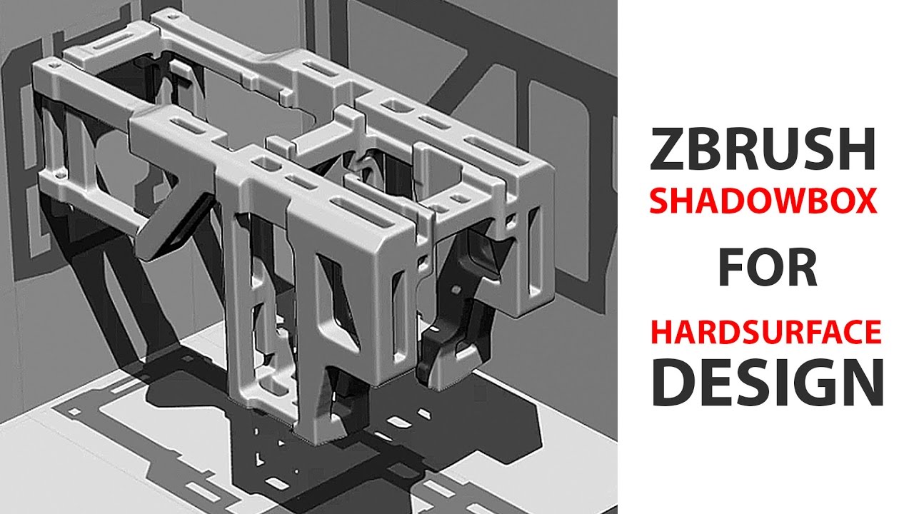 Zbrush Shadowbox для дизайна твердых поверхностей