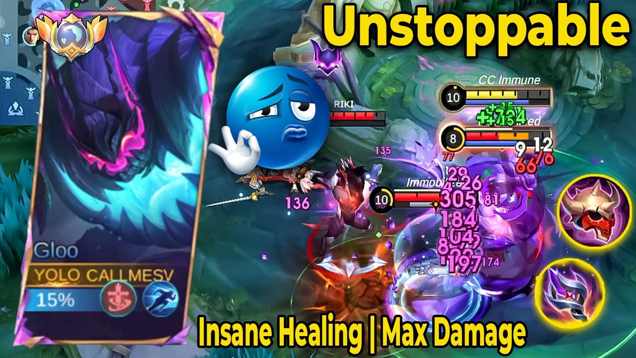 UNSTOPPABLE GLOO BUILD 2025 | INSANE HEALING, SPEED & MAX DAMAGE | MOBILE LEGENDS