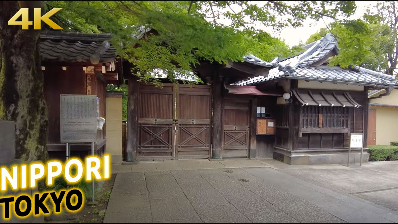 This is Nippori nice residential area in Tokyo · Japan in 4K