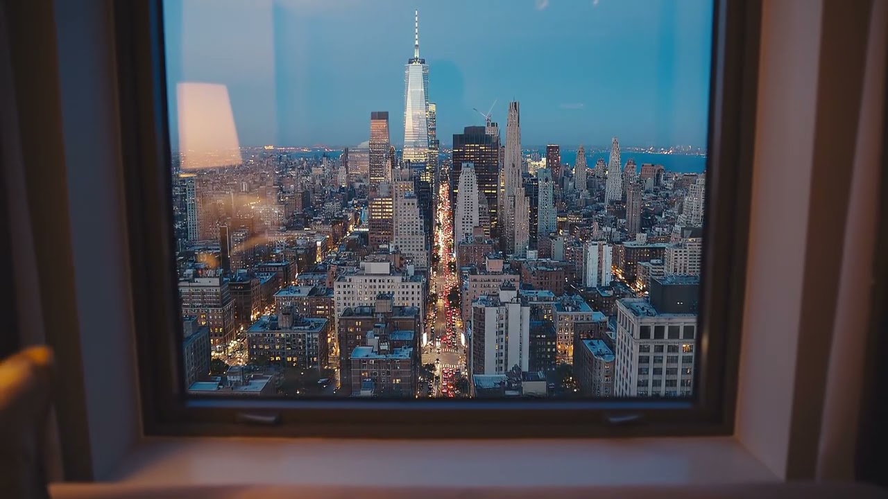 Late night Lofi 🌃 chill beats from a New York penthouse