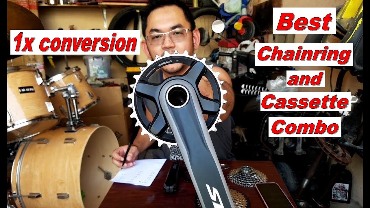 3x to 1x conversion: tamang chainring at cassette