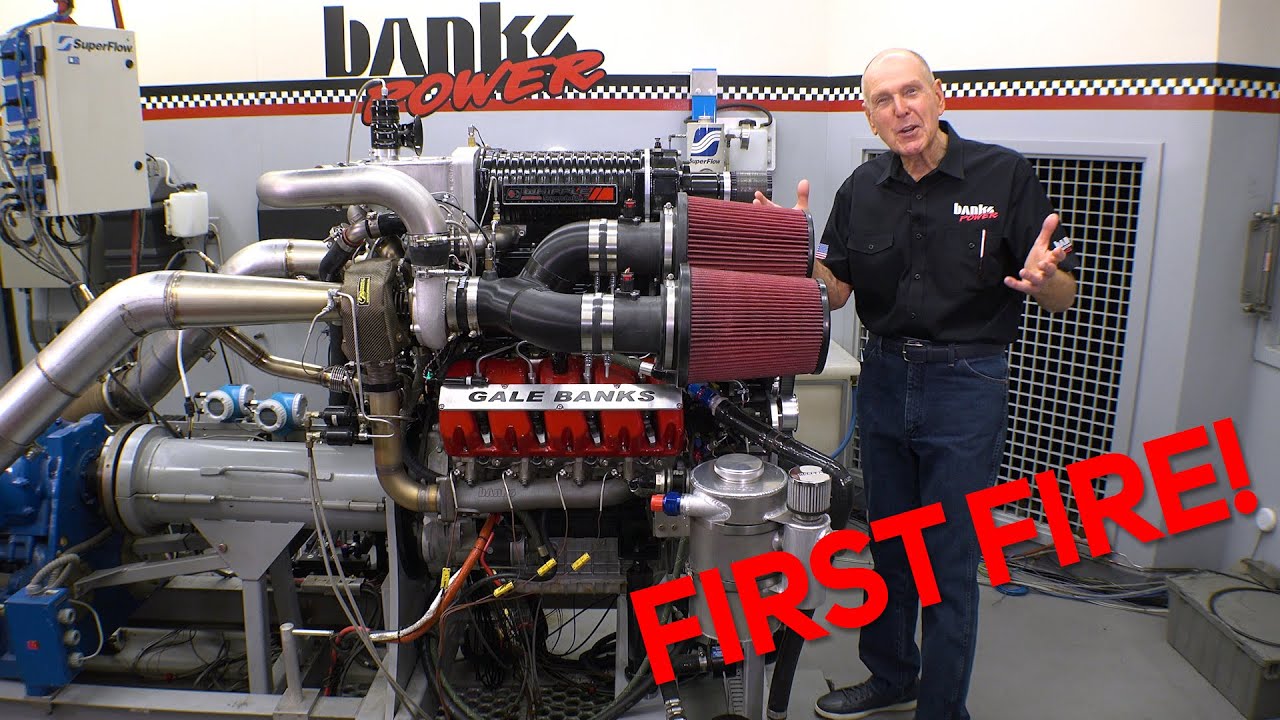 SUPER-TURBO DURAMAX FIRST FIRE! Building A Monster Truck Engine Pt 12
