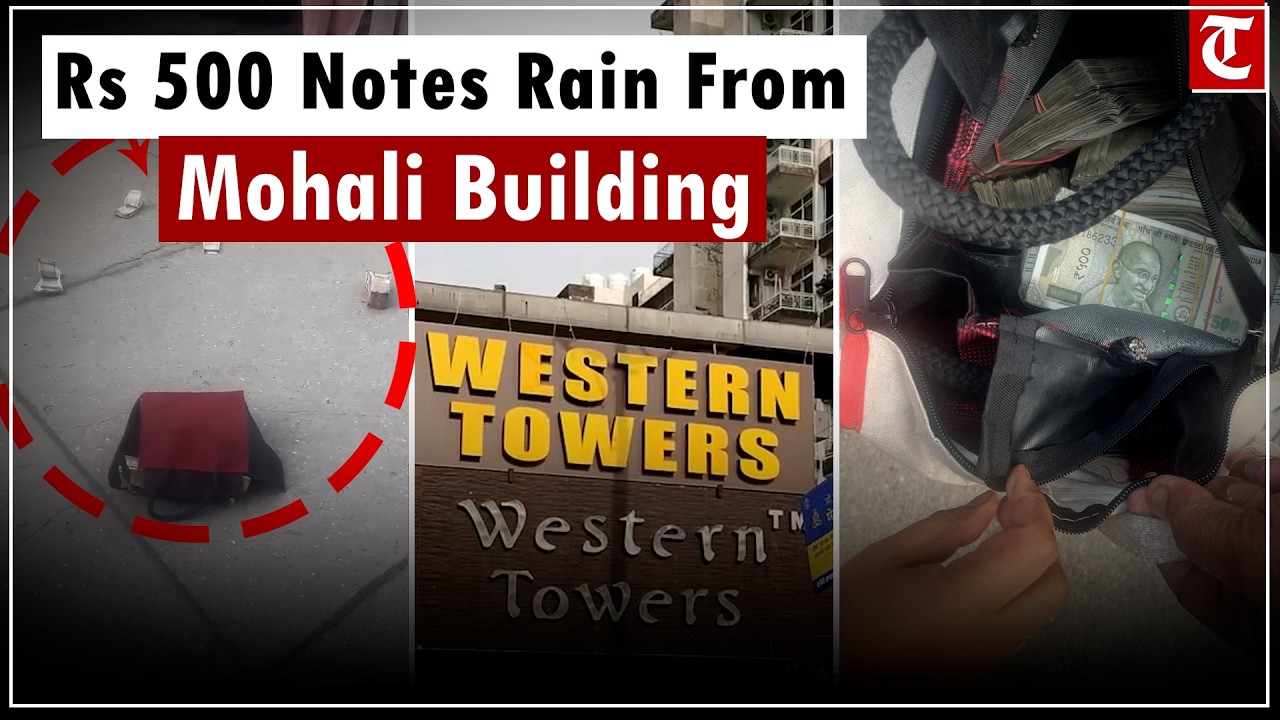 ED raid at Mohali tower sparks chaos as bags stuffed with Rs 500 notes thrown from ninth floor