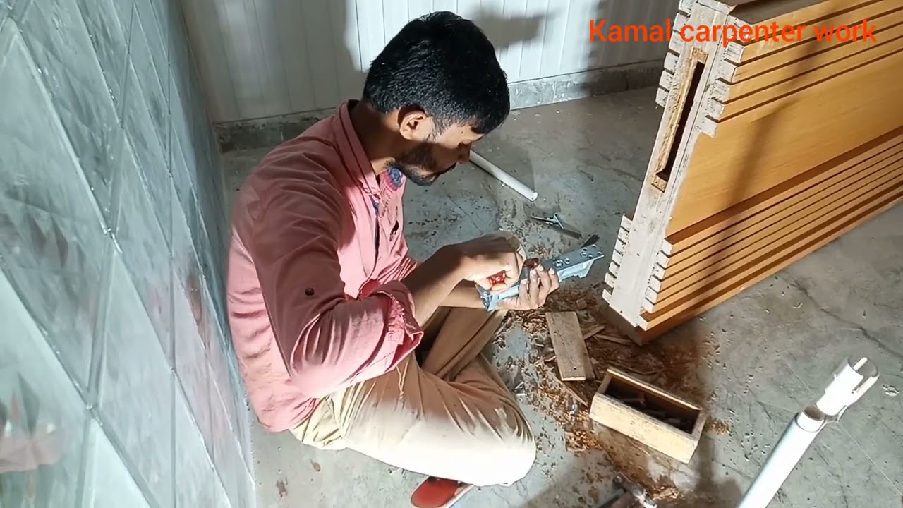 How to makeConcealed Door Closer fitting and concealed Door Closer installation @Kamalcarpenterwork