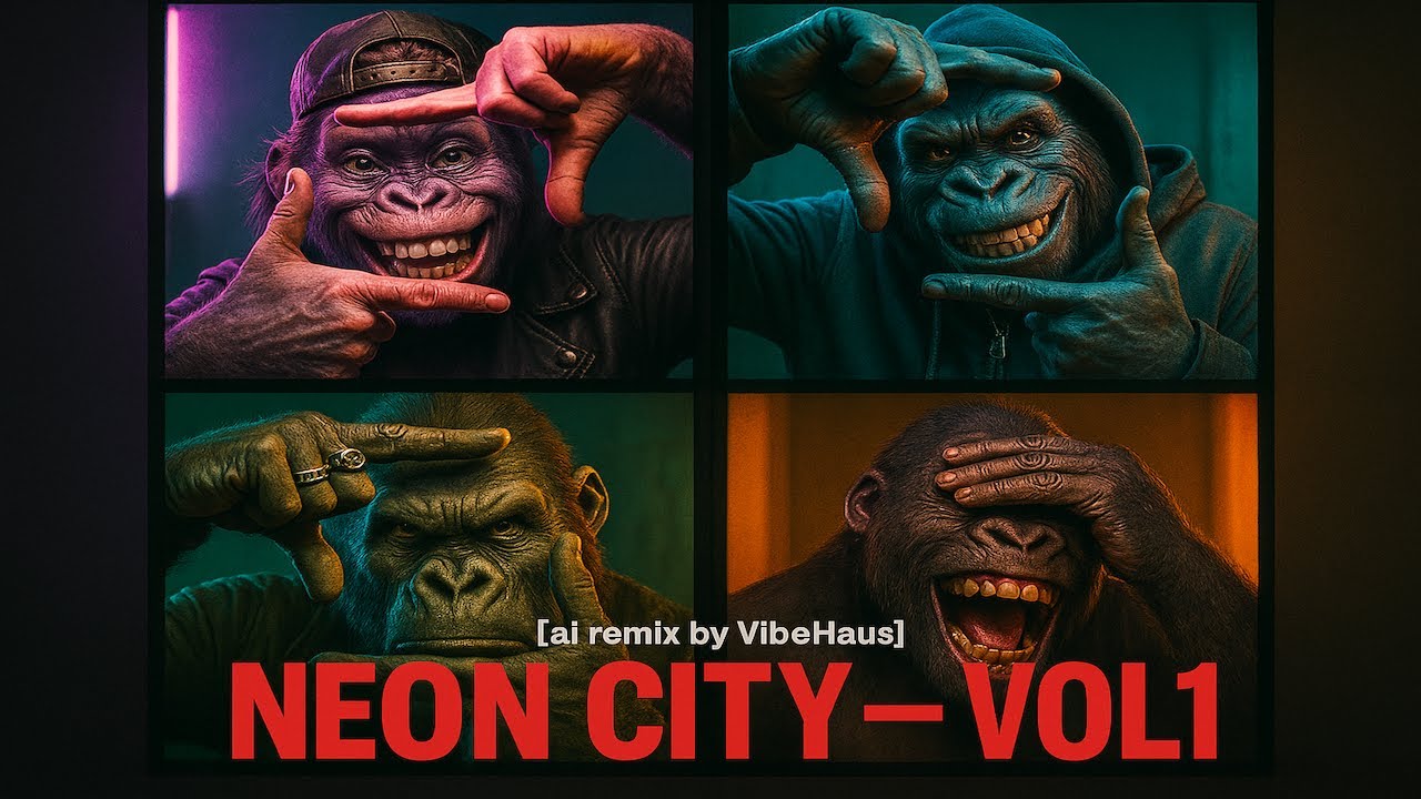 Neon City - Vol1! Gorillaz, Trip Hop, Alternative Electronic Inspired | AI Mix
