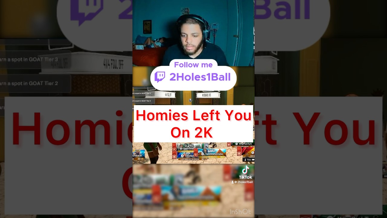 When Ya Boys Leave You Alone 😐  #funny #2k #nba2k #gaming #reels