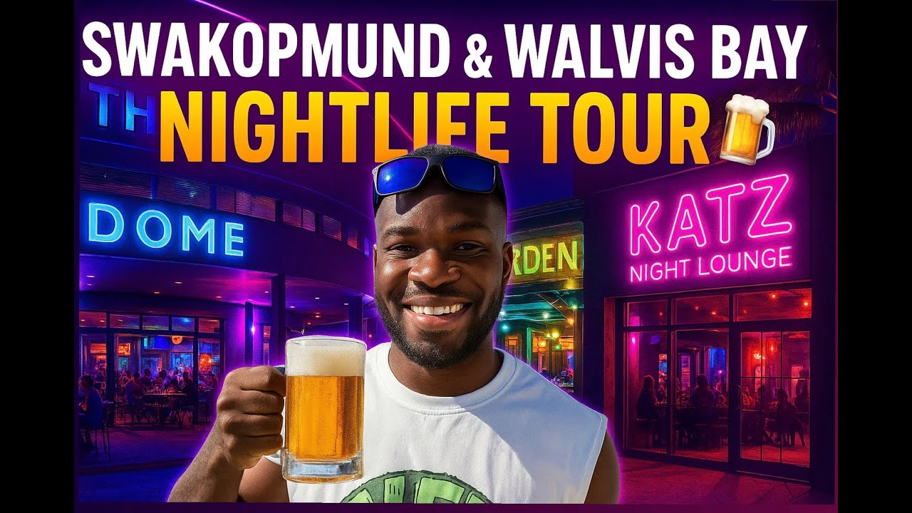 This Is What Namibia's Nightlife Looks Like 🇳🇦 | Swakopmund & Walvis Bay (Beer Garden to katz club)