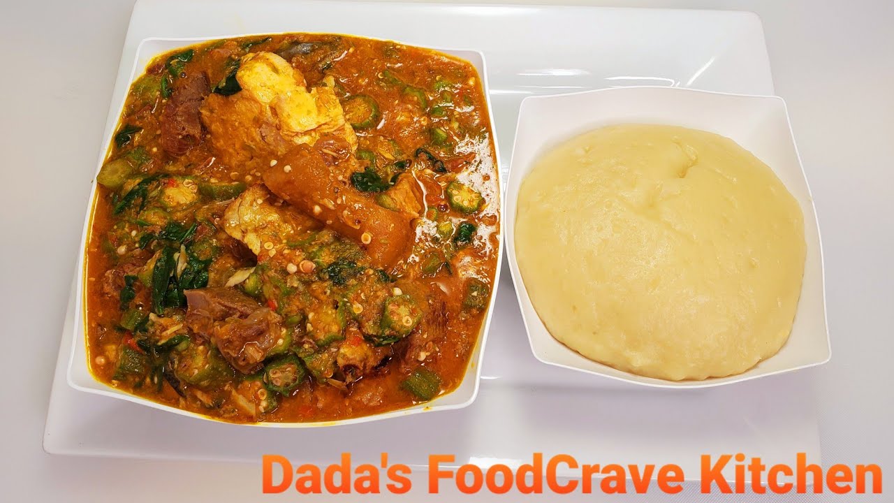 Cooking Okra Stew On A Whole Other Level | Dada's FoodCrave Kitchen