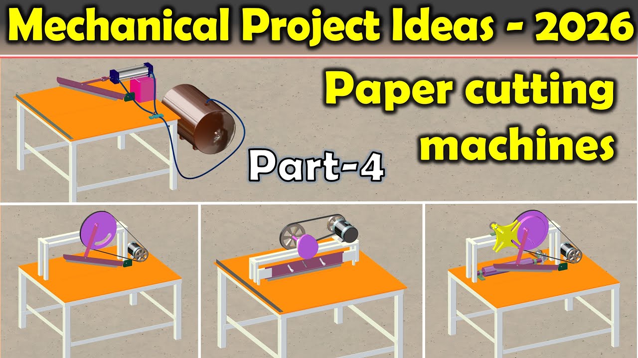 Mechanical Project ideas 2026 - Part-4 | Lemurian Designs