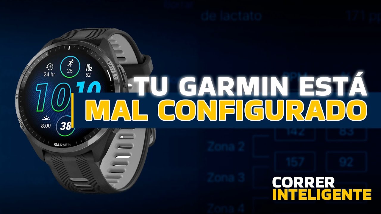 ✅ Así debes configurar tu GARMIN 📊 para CORRER mejor 🏃‍♂️ y evitar ERRORES ❌