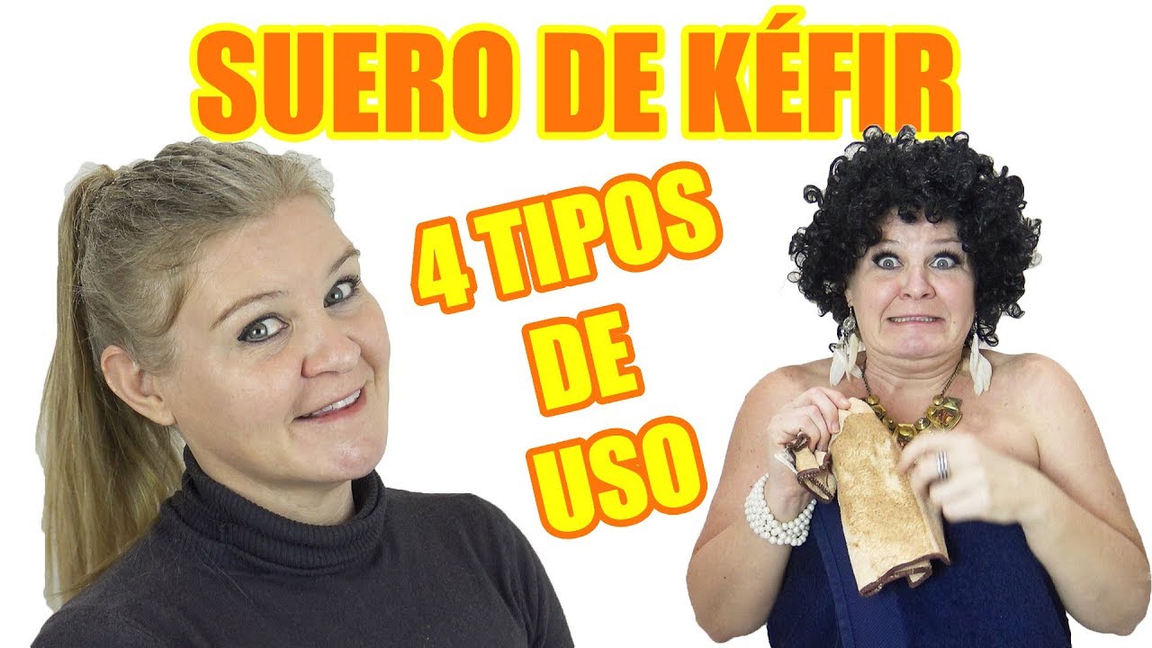 Suero de Kéfir  💕 👉 4 tipos de uso (Español con subtitulos)