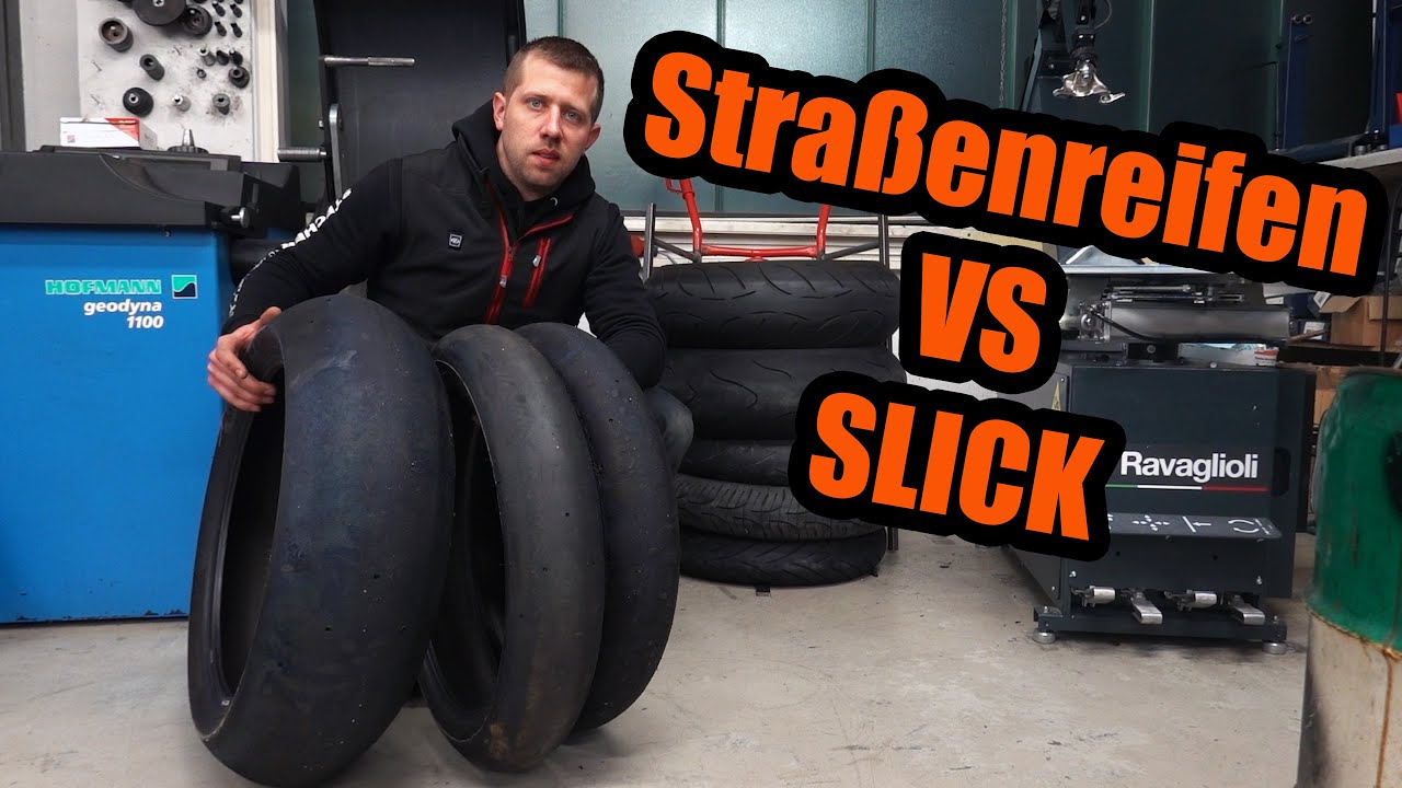 Slick VS Straßenreifen | Der ULTIMATIVE TEST auf dem Prüfstand!