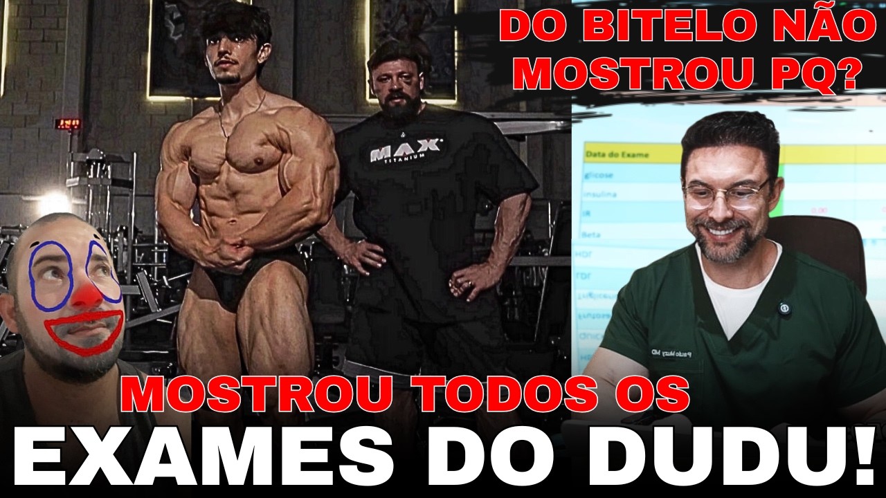 DUDU FIT PROVA SER NATURAL MESMO? MUZY MOSTRA OS EXAMES
