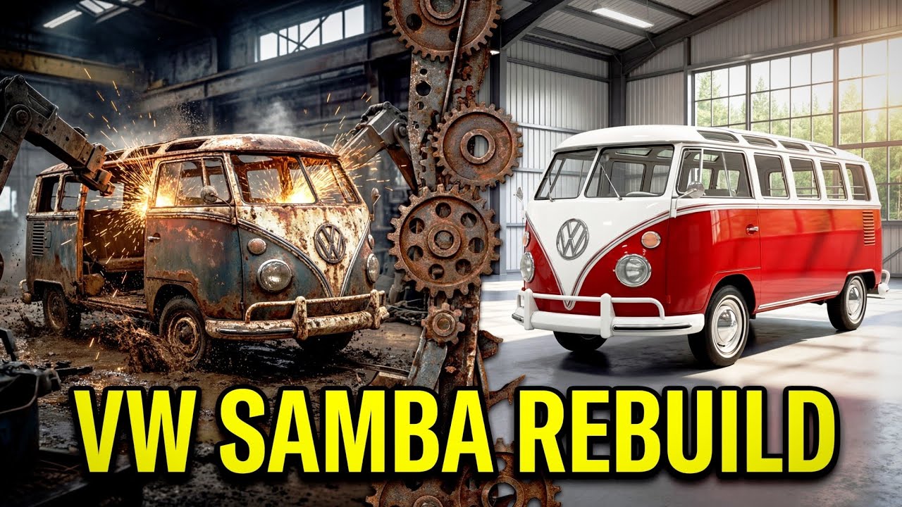 ASMR Restoration 1960 VW T1 Samba Bus - Full Rebuild from Wrecked to Pristine