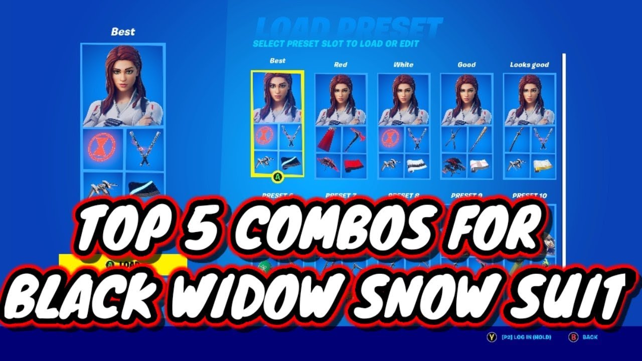 Top 5 BEST Combos For BLACK WIDOW SNOW SUIT