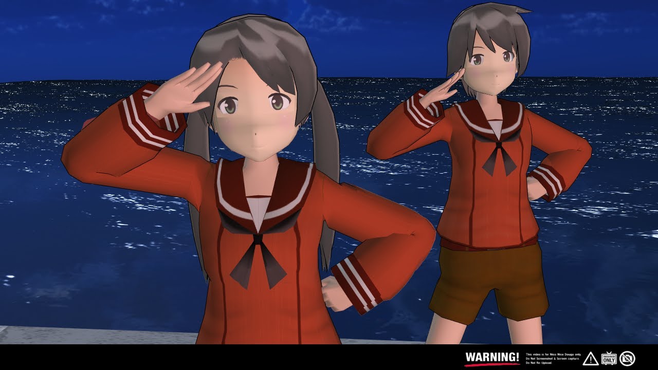 【MMD艦これ】三隈 with 最上　星屑サテライト