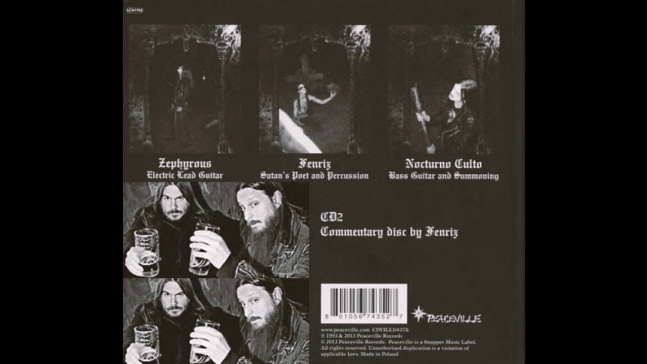 Under a Funeral Moon Full Album Commentary Track by Fenriz