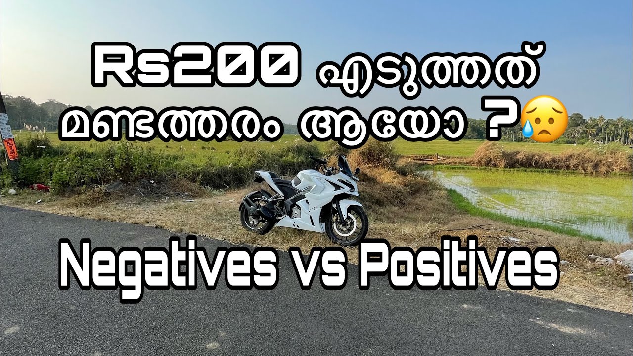 Rs200 ownership review|| Negatives vs positives||Rs200 review video malayalam|| #rs200 #motovlog