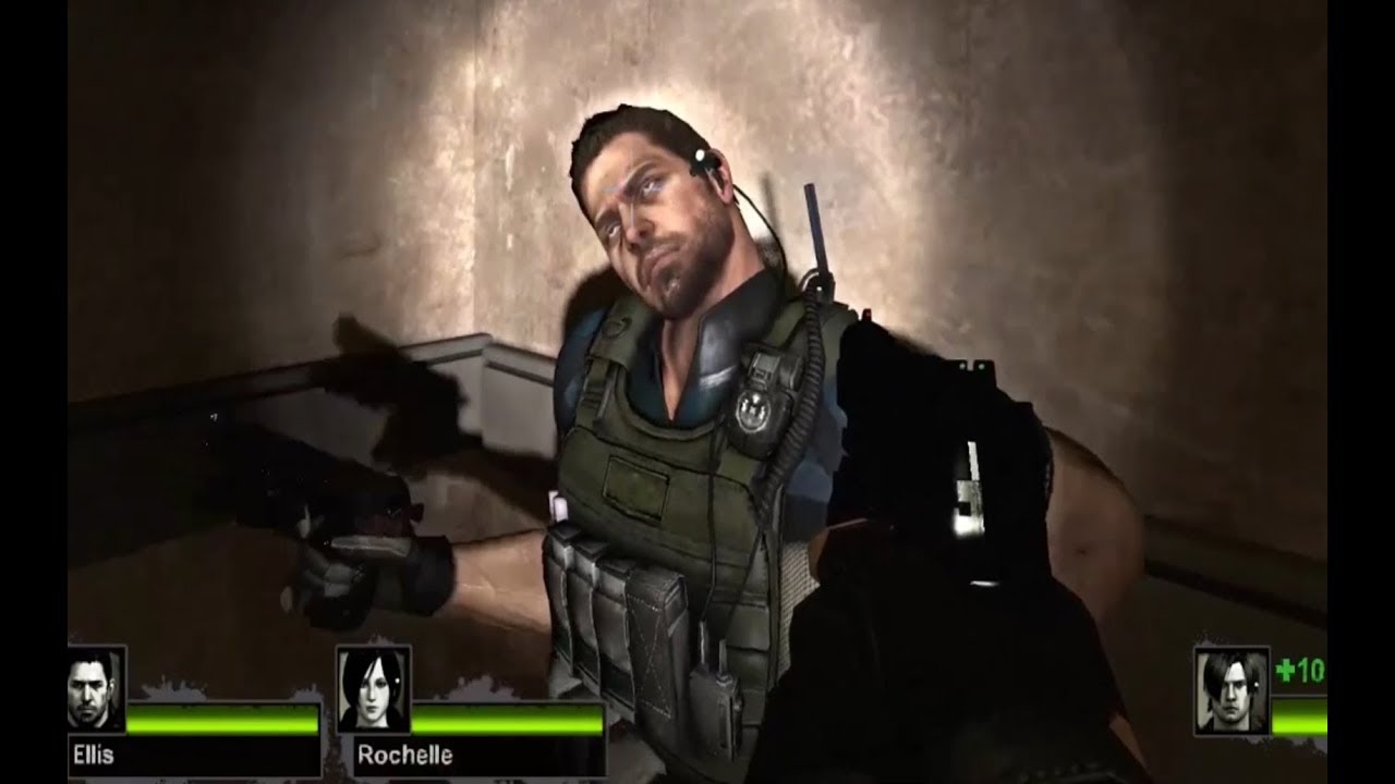 Redfield Dance - Resident Evil Funny Moment + Left 4 Dead 2