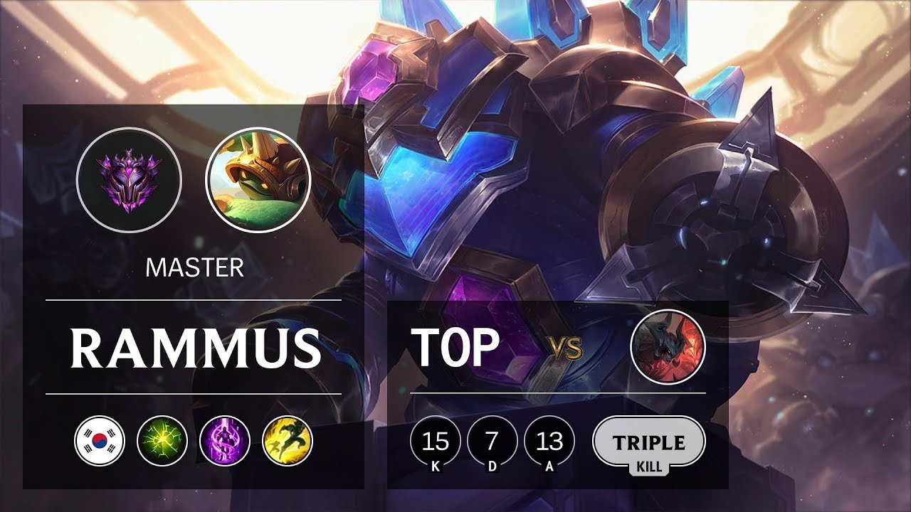 Rammus Top vs Aatrox - KR Master Patch 10.1