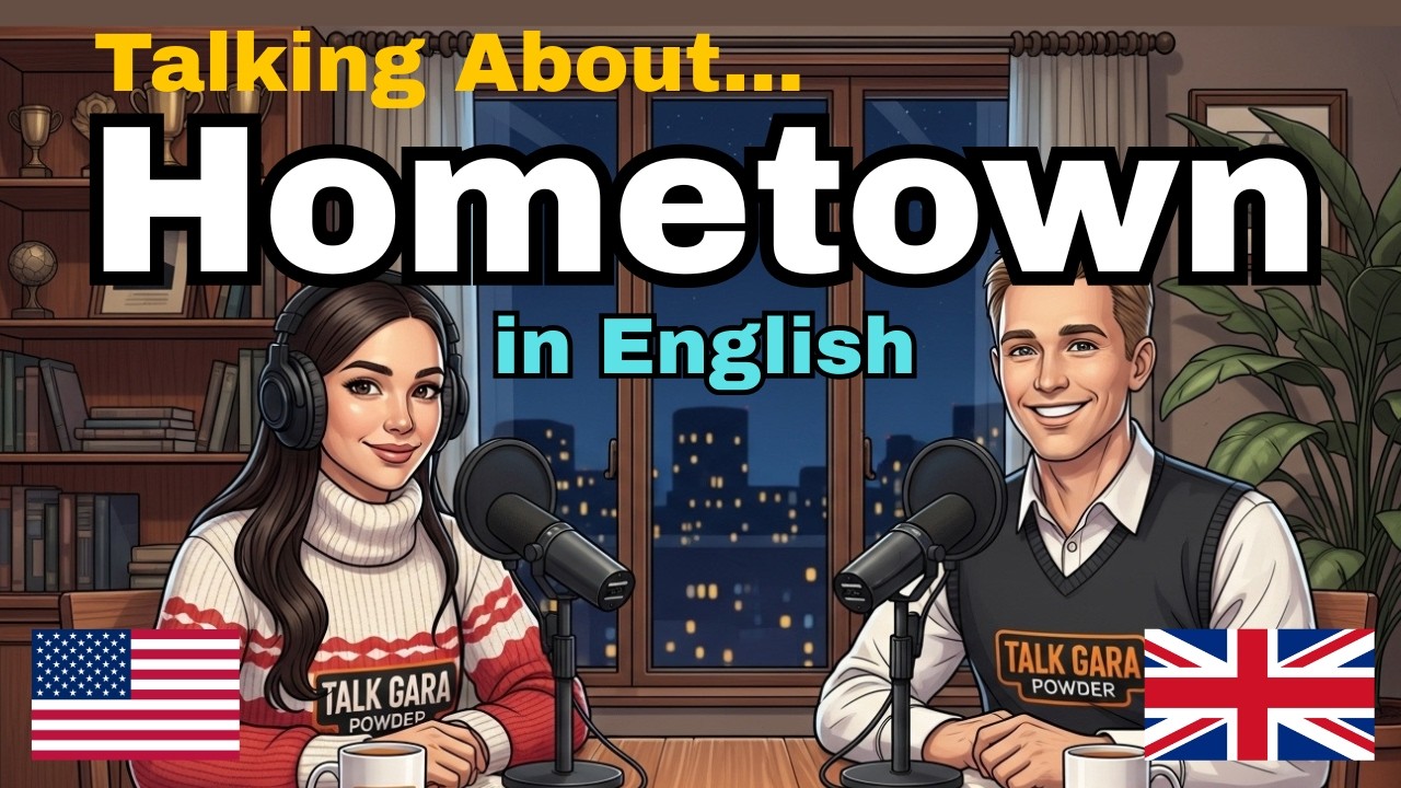 How to Talk About Your Hometown in English | Easy English Conversation Practice