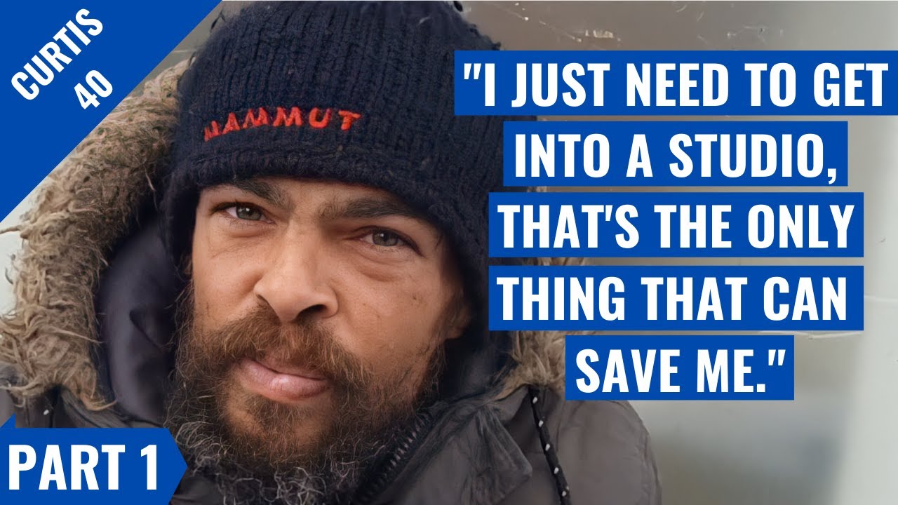Homeless Man Raps After Telling His Story (Part 1)