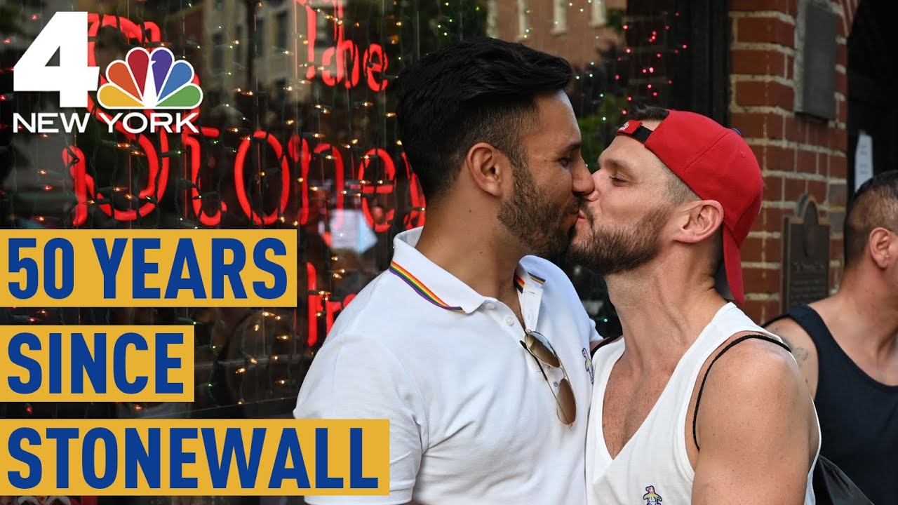 NYC Pride: Thousands gather at Stonewall Inn 50 years after LGBTQ uprising | NBC New York