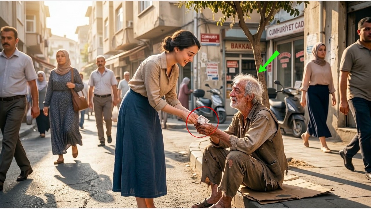 YAŞLI ADAMA SON PARASINI VERDİ — YILLAR SONRA O ADAMIN OĞLU İLE EVLENDİ HAYATI DEĞİŞTİ.