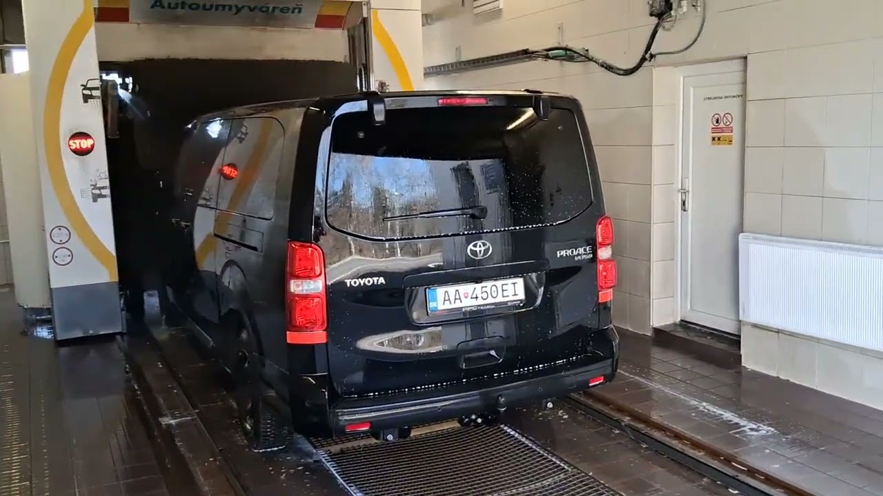 5.3.2026 JARNÉ umývanie Car Wash Toyota Proace Verso Shell Prievidza