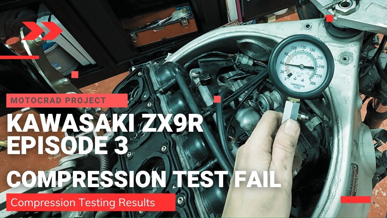 Kawasaki ZX9R Project - Episode 3 - Compression Test Fail, Electrics Teardown