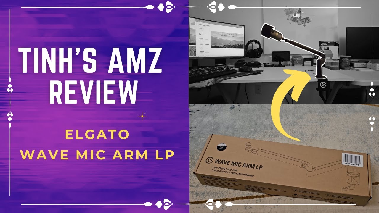 Elgato Wave Mic Arm LP Review | Unbox, Assemble, & Mic Test