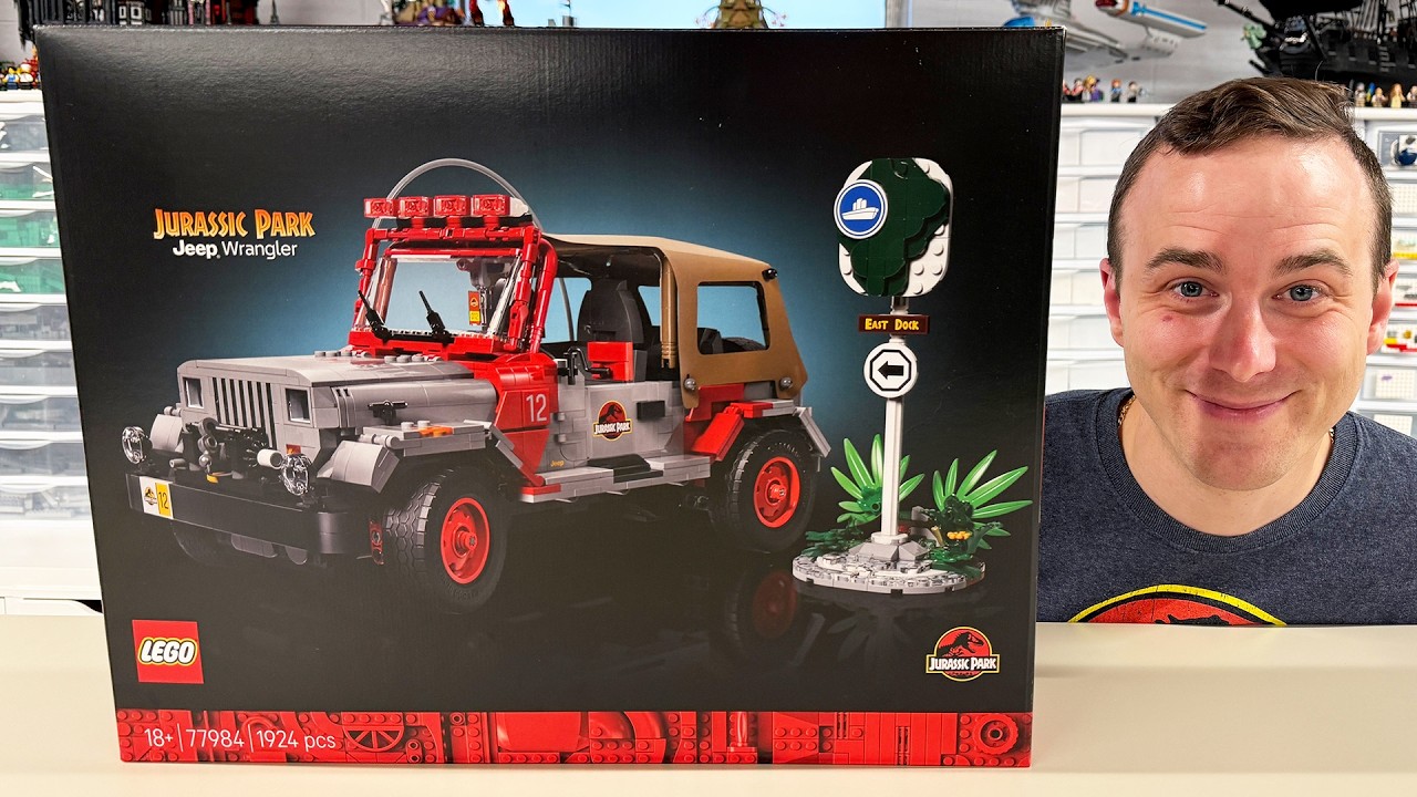 Представлен джип из &laquo;Парка Юрского периода&raquo; от LEGO и дано интервью с дизайнером.