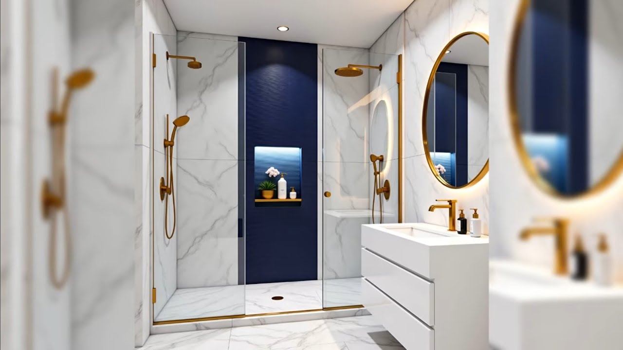 200 Stunning Small Bathroom Design Ideas 2025 | Modern Bathroom Tile Designs & Washbasin cabinets